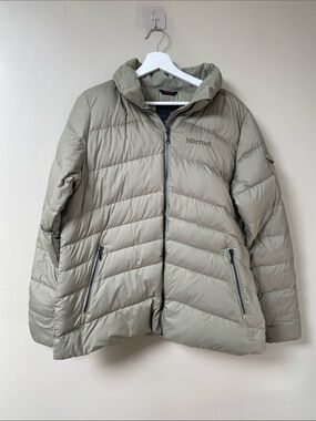 Marmot Ithaca Jacket 700 Filled Puffer Jacket sage green grey size XL